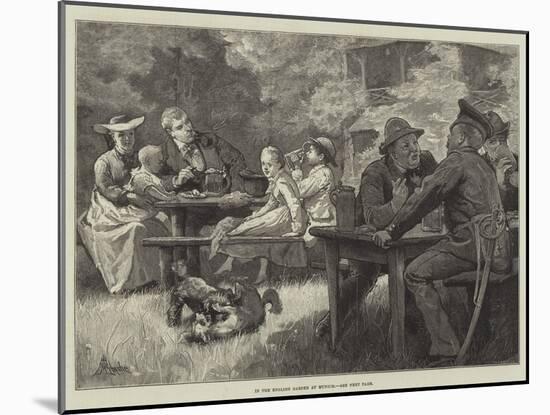 In the English Garden at Munich-Alfred Edward Emslie-Mounted Giclee Print