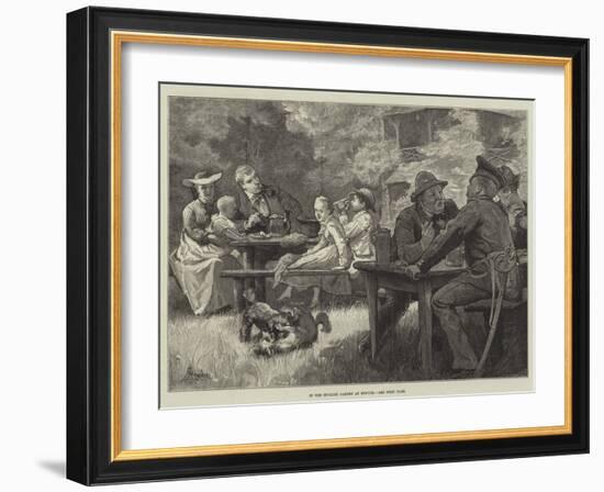 In the English Garden at Munich-Alfred Edward Emslie-Framed Giclee Print