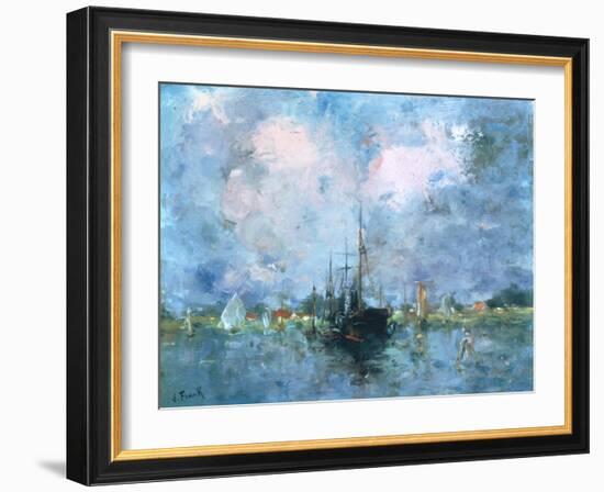 In the Environs of Rotterdam-Lucien Frank-Framed Giclee Print