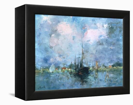 In the Environs of Rotterdam-Lucien Frank-Framed Premier Image Canvas