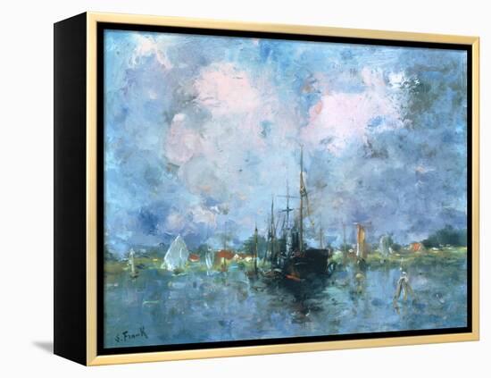 In the Environs of Rotterdam-Lucien Frank-Framed Premier Image Canvas