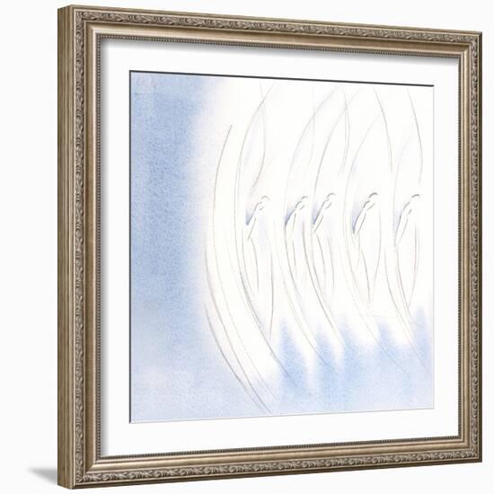 In the Evening, I Saw that the Holy Company of Angels Were as One, in Making the Sign of the Cross.-Elizabeth Wang-Framed Giclee Print