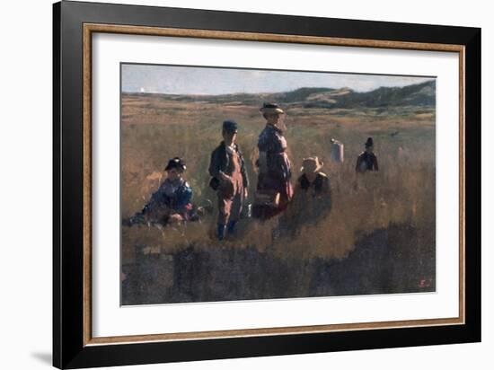 In the Field, C1875-Eastman Johnson-Framed Giclee Print