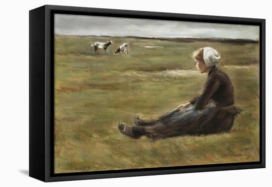 In the Field, C1890-Max Liebermann-Framed Premier Image Canvas