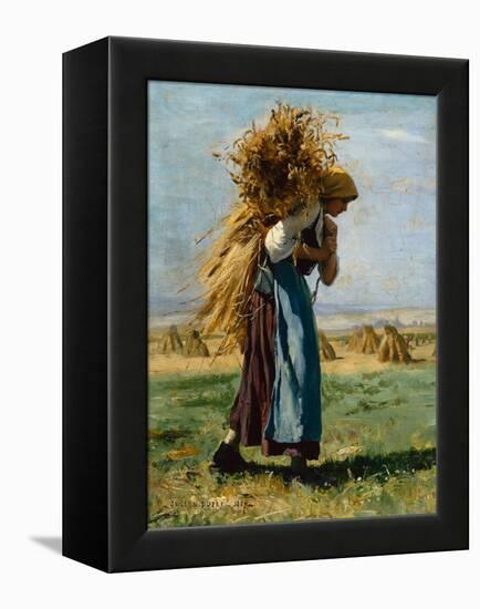 In the Fields, 1887-Julien Dupre-Framed Premier Image Canvas