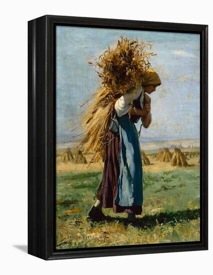 In the Fields, 1887-Julien Dupre-Framed Premier Image Canvas