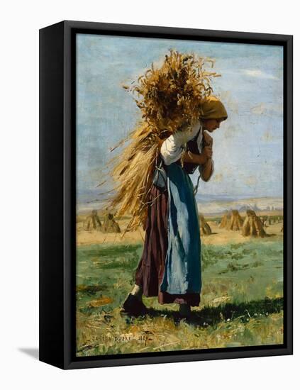 In the Fields, 1887-Julien Dupre-Framed Premier Image Canvas