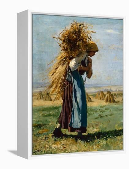 In the Fields, 1887-Julien Dupre-Framed Premier Image Canvas