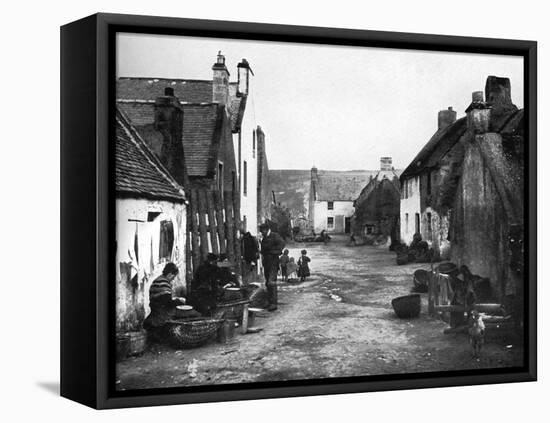 In the Fishertown, Cromarty, Scotland, 1924-1926-Valentine & Sons-Framed Premier Image Canvas