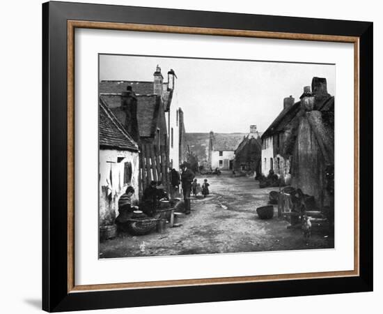 In the Fishertown, Cromarty, Scotland, 1924-1926-Valentine & Sons-Framed Giclee Print