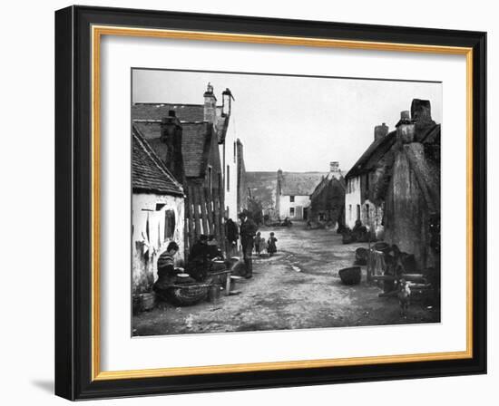In the Fishertown, Cromarty, Scotland, 1924-1926-Valentine & Sons-Framed Giclee Print
