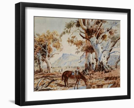 In the Flinders Ranges-null-Framed Giclee Print