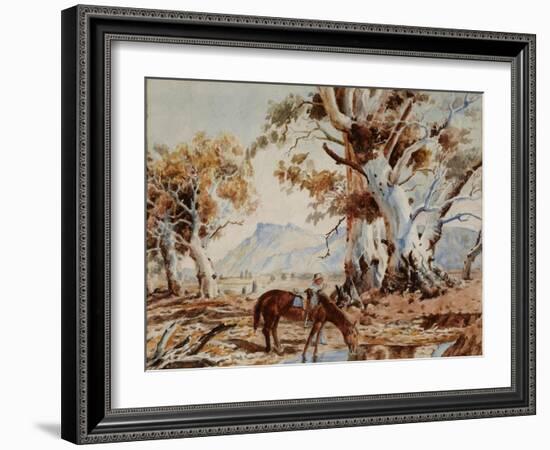 In the Flinders Ranges-null-Framed Giclee Print