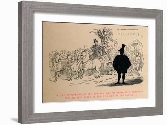 In the foreground of the Tableau may be observed a Patrician-John Leech-Framed Giclee Print