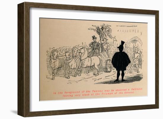 In the foreground of the Tableau may be observed a Patrician-John Leech-Framed Giclee Print