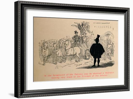 In the foreground of the Tableau may be observed a Patrician-John Leech-Framed Giclee Print