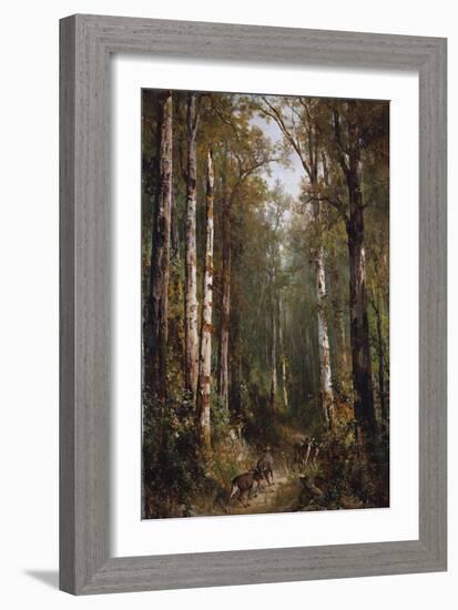 In the Forest, 1885-Thomas Hill-Framed Giclee Print