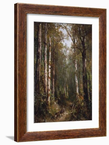 In the Forest, 1885-Thomas Hill-Framed Giclee Print