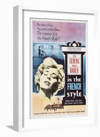 In the French Style, Jean Seberg, 1963-null-Framed Art Print