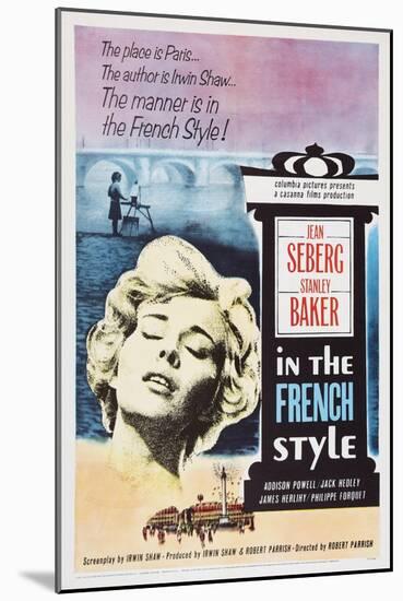 In the French Style, Jean Seberg, 1963-null-Mounted Art Print