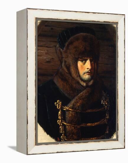 In the Frost, Napoleon in Winter Dress, 1899-1900-Vasili Vasilievich Vereshchagin-Framed Premier Image Canvas