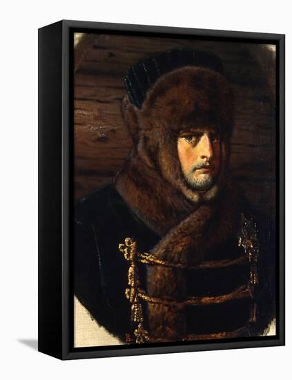 In the Frost, Napoleon in Winter Dress, 1899-1900-Vasili Vasilievich Vereshchagin-Framed Premier Image Canvas