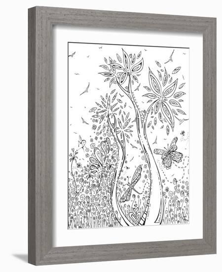 In the Garden 10-Megan Duncanson-Framed Giclee Print