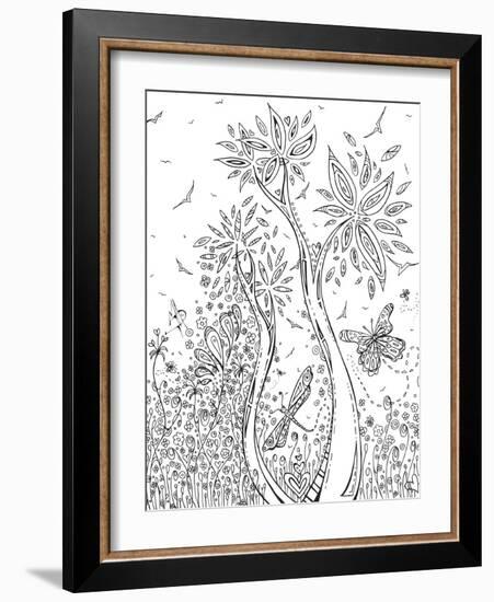 In the Garden 10-Megan Duncanson-Framed Giclee Print