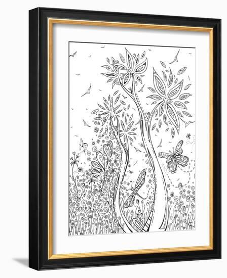 In the Garden 10-Megan Duncanson-Framed Giclee Print