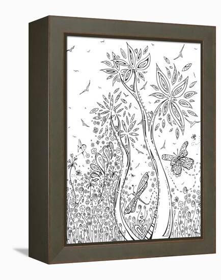 In the Garden 10-Megan Duncanson-Framed Premier Image Canvas