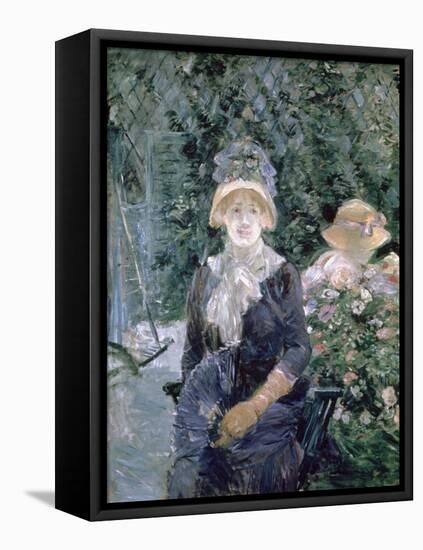 In the Garden, 1883-Berthe Morisot-Framed Premier Image Canvas