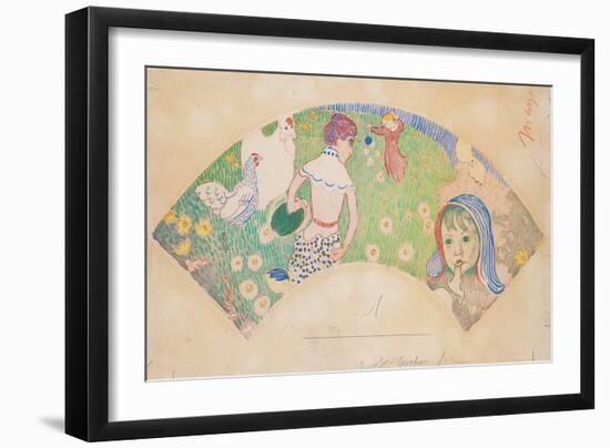 In the Garden, 1890-Maurice Denis-Framed Giclee Print