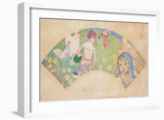 In the Garden, 1890-Maurice Denis-Framed Giclee Print