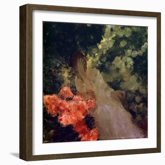 In the Garden, 1898-Gaston De Latouche-Framed Giclee Print