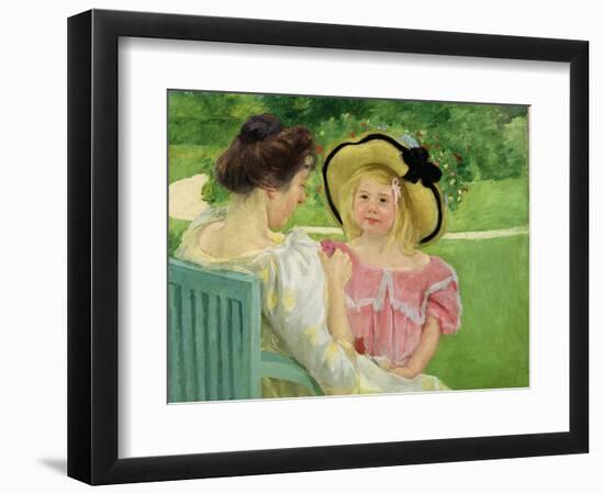 In the Garden, 1903/04-Mary Cassatt-Framed Giclee Print