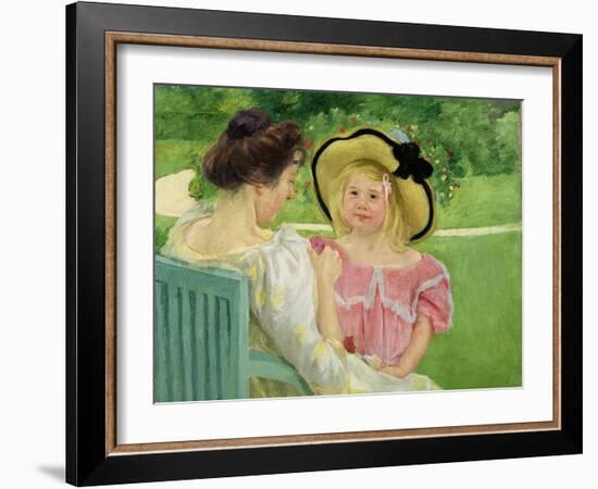 In the Garden, 1903/04-Mary Cassatt-Framed Giclee Print