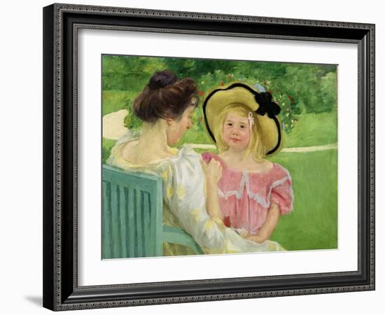 In the Garden, 1903/04-Mary Cassatt-Framed Giclee Print