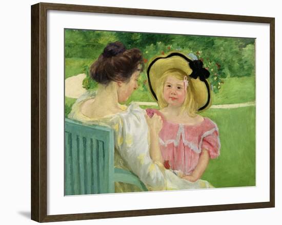 In the Garden, 1903/04-Mary Cassatt-Framed Giclee Print