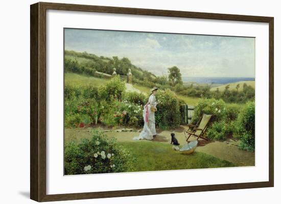 In the Garden, 1903-Thomas James Lloyd-Framed Giclee Print