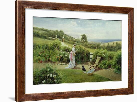 In the Garden, 1903-Thomas James Lloyd-Framed Giclee Print