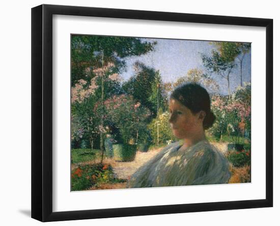 In the Garden, 1904-Henri Martin-Framed Giclee Print