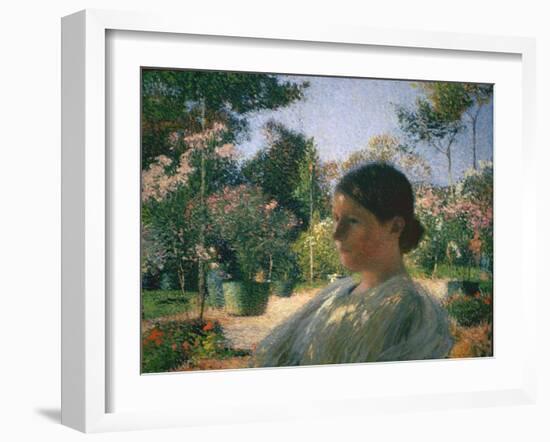 In the Garden, 1904-Henri Martin-Framed Giclee Print