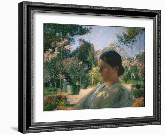 In the Garden, 1904-Henri Martin-Framed Giclee Print