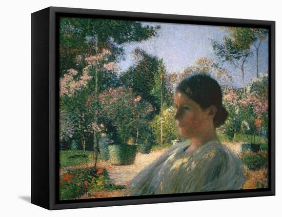 In the Garden, 1904-Henri Martin-Framed Premier Image Canvas