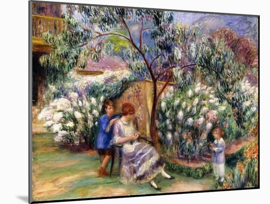In the Garden, 1917-William James Glackens-Mounted Giclee Print