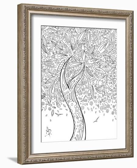 In the Garden 5-Megan Duncanson-Framed Giclee Print