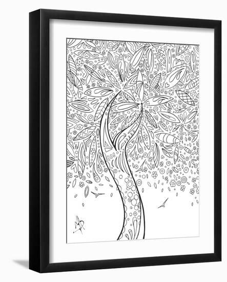 In the Garden 5-Megan Duncanson-Framed Giclee Print