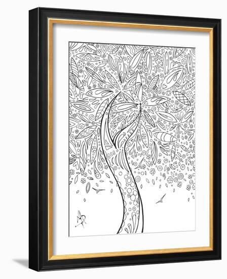 In the Garden 5-Megan Duncanson-Framed Giclee Print