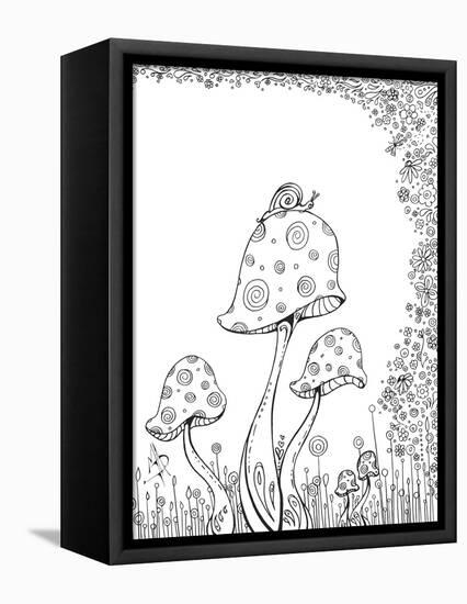 In the Garden 8-Megan Duncanson-Framed Premier Image Canvas