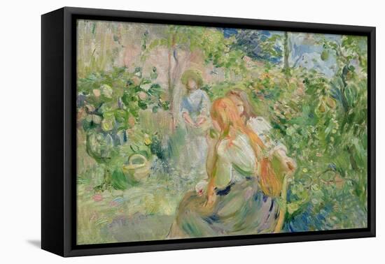 In the Garden at Roche-Plate, 1894-Berthe Morisot-Framed Premier Image Canvas